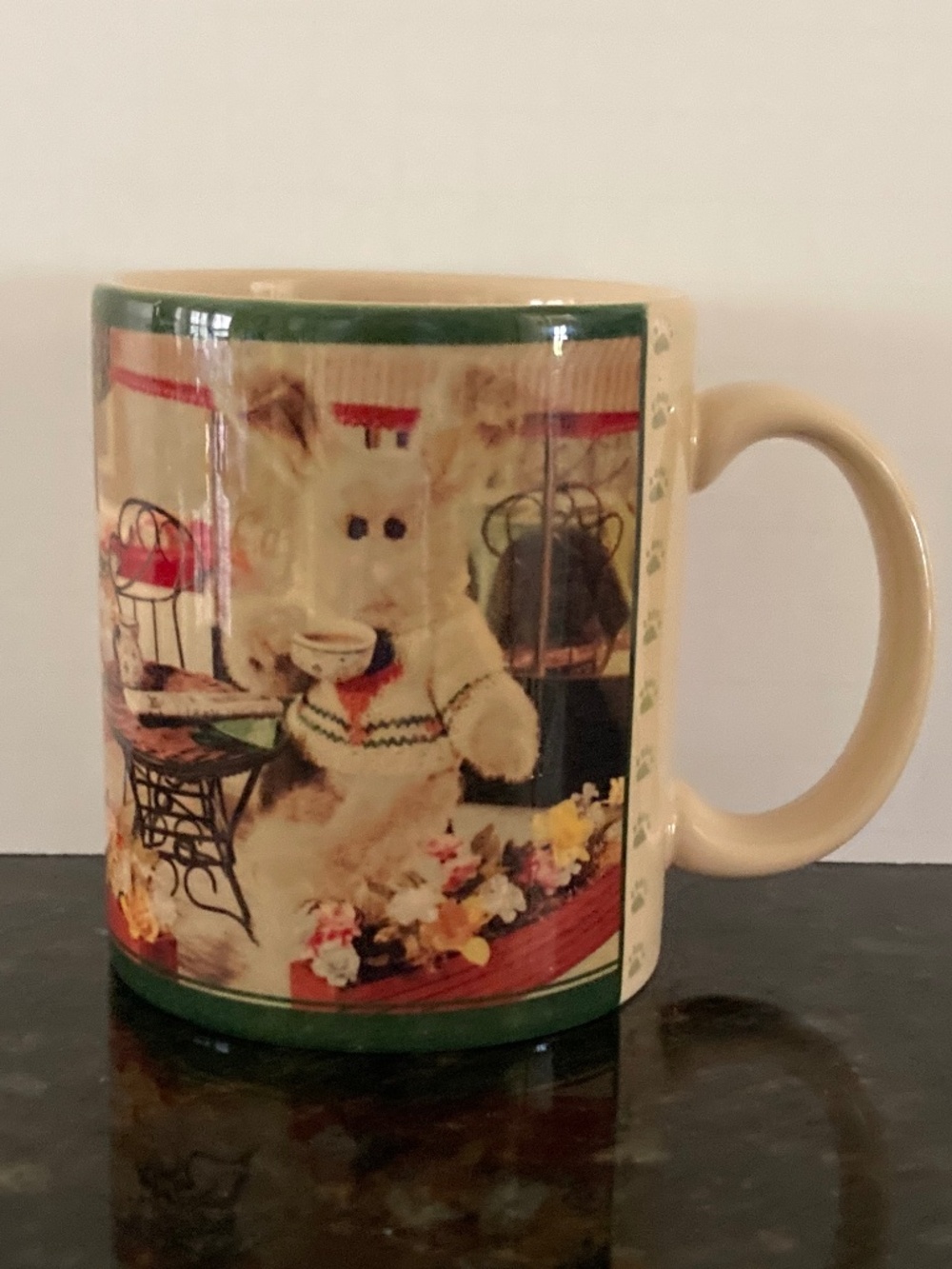 Boyds Bears & Friends Vintage 1995 Collectible Mug//Single Grey Male Hare/NEW!